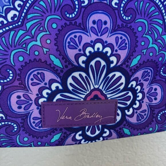 NWOT Vera Bradley Purple Lilac Tapestry Paisley Crossbody Bag Purse - Picture 3 of 9